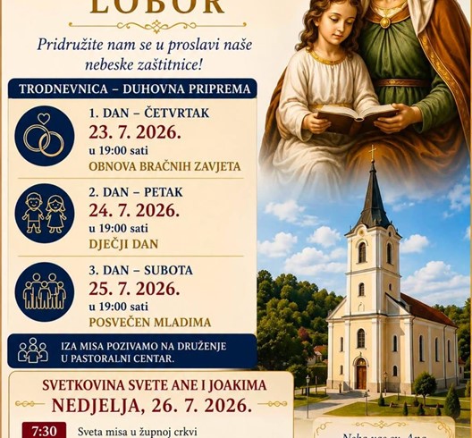 Proslava župne svetkovine sv. Ane u Loboru